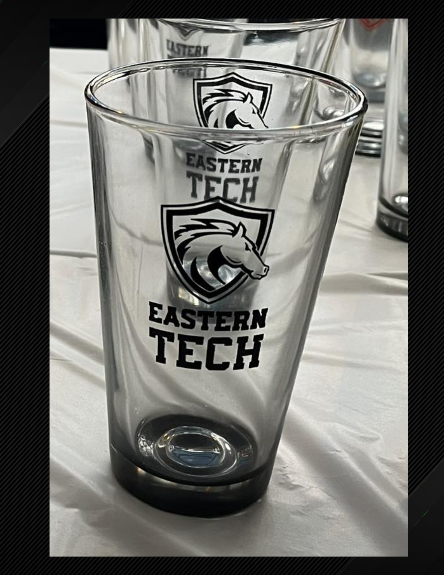 TECH PINT GLASS (BLACK PRINT)